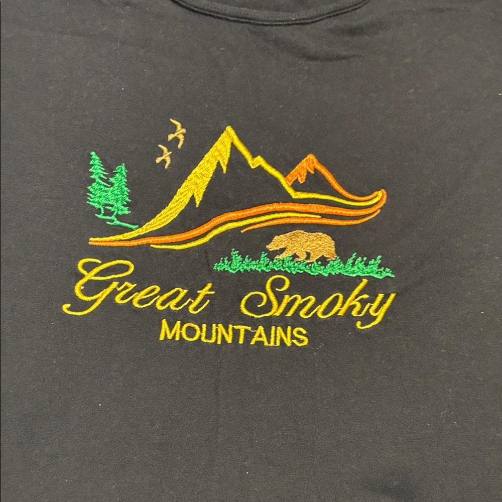 Vintage Smoky Mountains Embroidered Tee - Picture 2 of 5